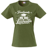 T-Shirt Donna Laurea "Mi ho Laureata" Personalizzabile – Idea regalo – PS 28870-029