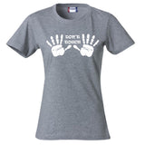 T-Shirt Donna “Don’t Touch” Maglietta Aderente Maniche Corte – PS 28870-008