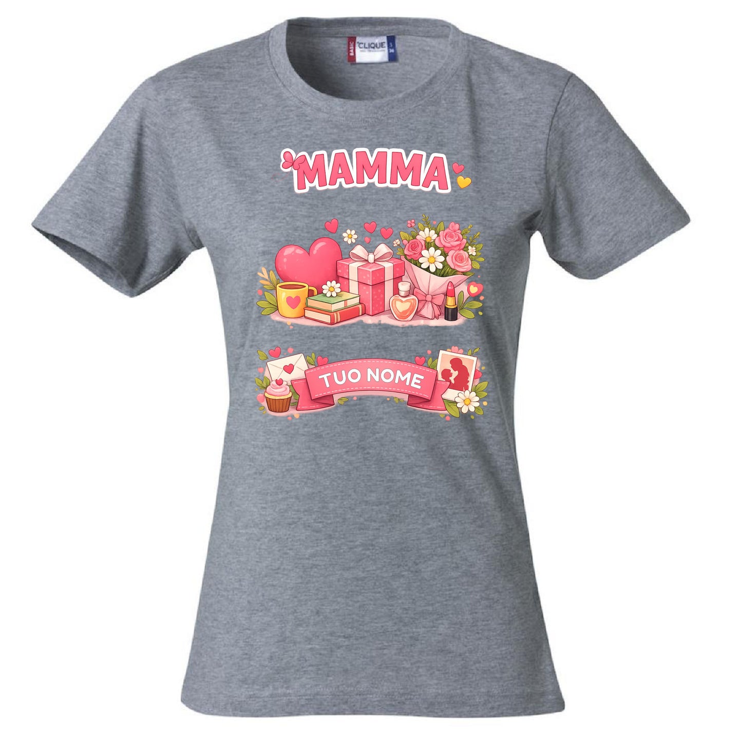 T-Shirt Donna Festa Della Mamma ,  Personalizzabile – Idea regalo – PS 28870-031