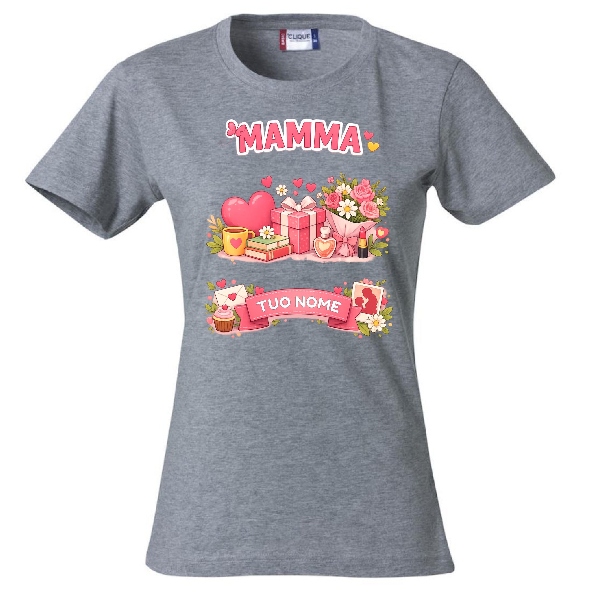 T-Shirt Donna Festa Della Mamma ,  Personalizzabile – Idea regalo – PS 28870-031
