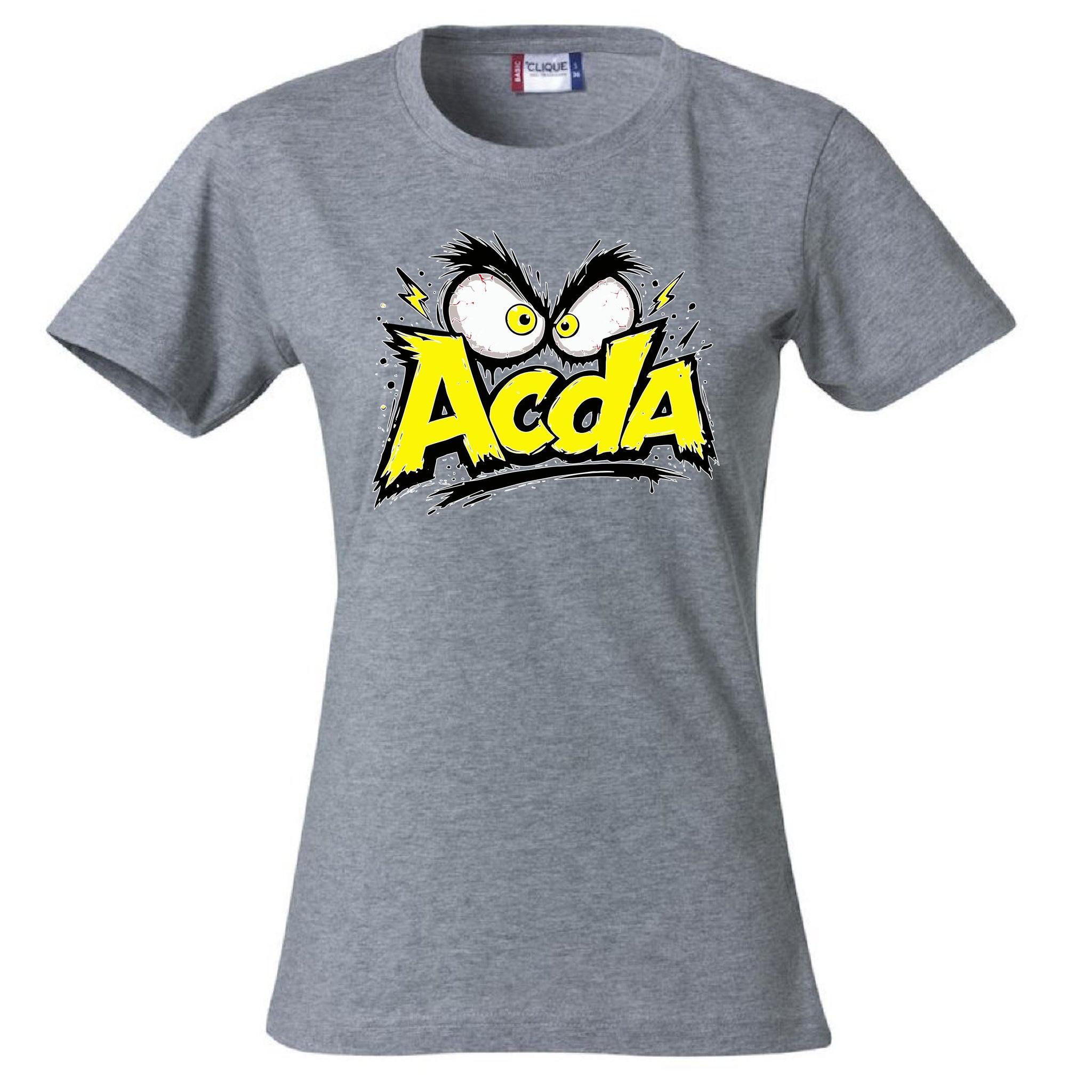 T-Shirt Donna ACDA Acida – Idea regalo – Personalizzabile Con Nom e Sulla Schiena PS 28870-033