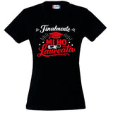 T-Shirt Donna Laurea "Mi ho Laureata" Personalizzabile – Idea regalo – PS 28870-029