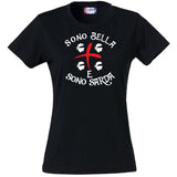 T-Shirt Donna “Sono Bella e Sono Sarda” – Maglietta Manica Corta – PS 28870-020