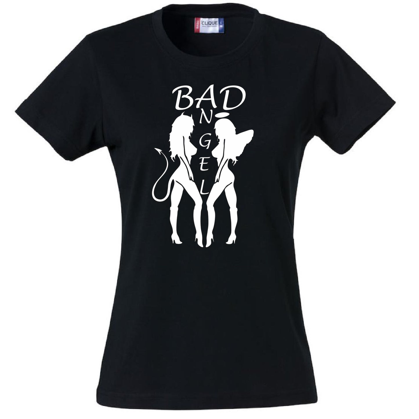 T-Shirt Donna “Bad Angel” Maglietta Manica Corta – PS 28870-006-BS