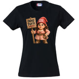 T-Shirt Donna Odio Tutti – Idea regalo – Personalizzabile Con Nom e Sulla Schiena PS 28870-034