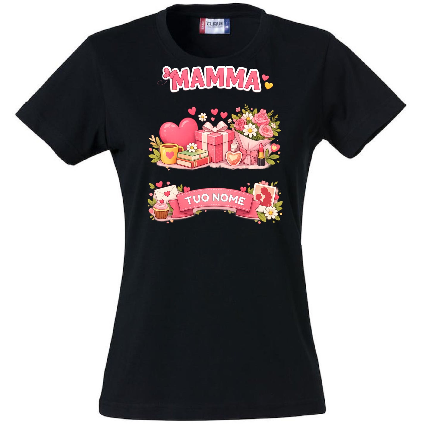 T-Shirt Donna Festa Della Mamma ,  Personalizzabile – Idea regalo – PS 28870-031
