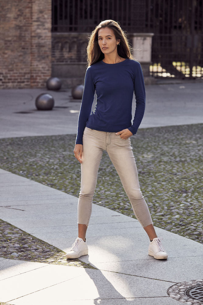 T-shirt Basic-T L/S Ladies – Manica Lunga Donna PS 35038 PRS