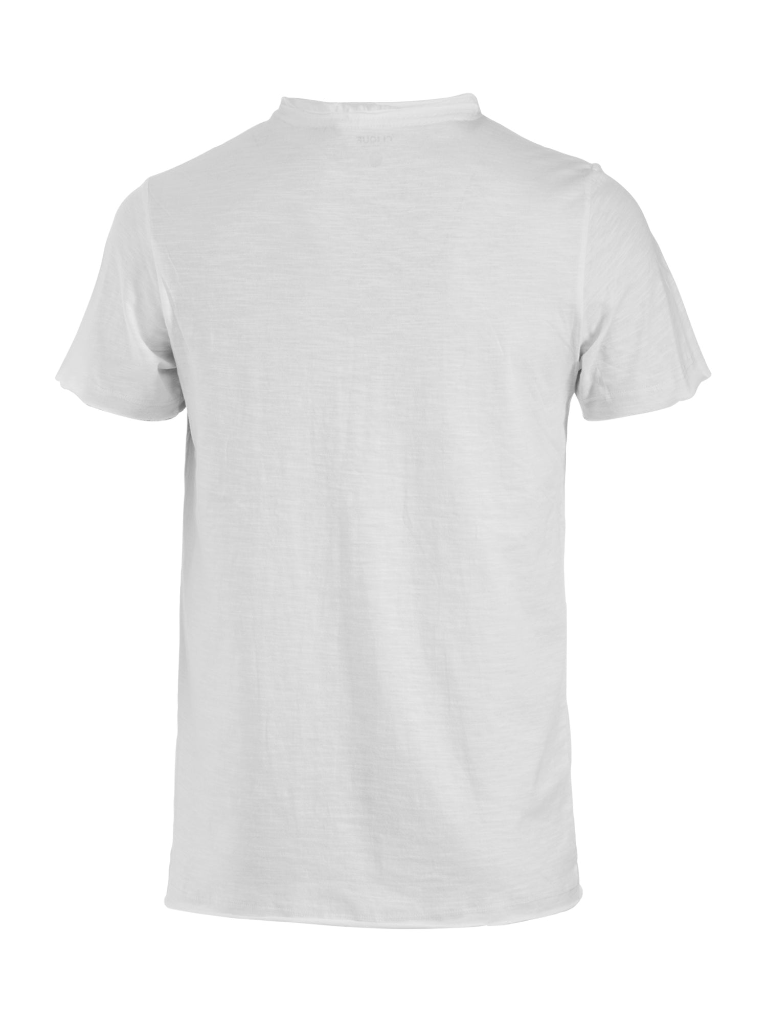 T-Shirt Uomo Derby-T in Cotone Fiammato – Collo e Maniche Taglio Vivo – PS 36977
