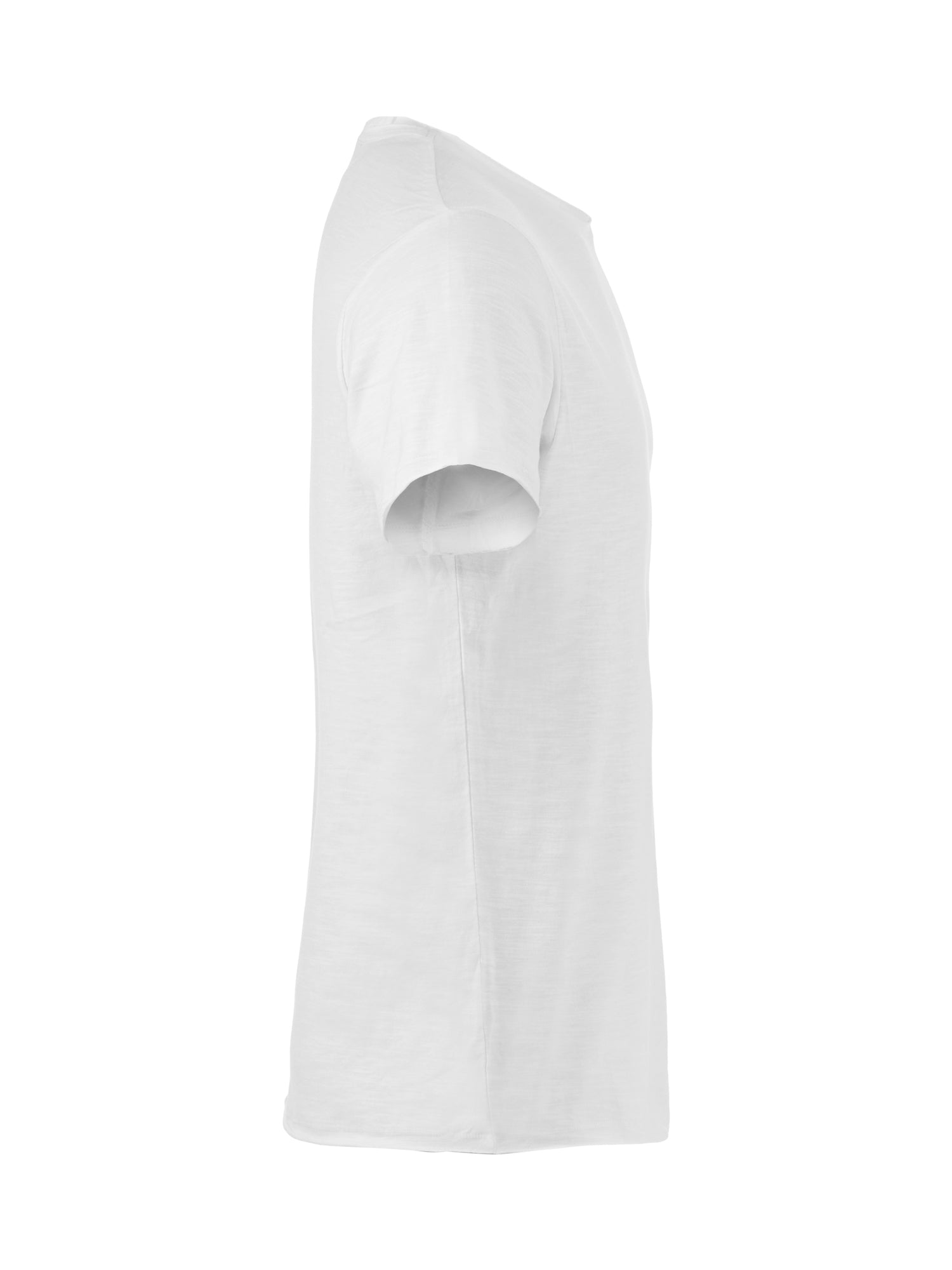 T-Shirt Uomo Derby-T in Cotone Fiammato – Collo e Maniche Taglio Vivo – PS 36977