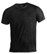 T-Shirt Uomo Derby-T in Cotone Fiammato – Collo e Maniche Taglio Vivo – PS 36977