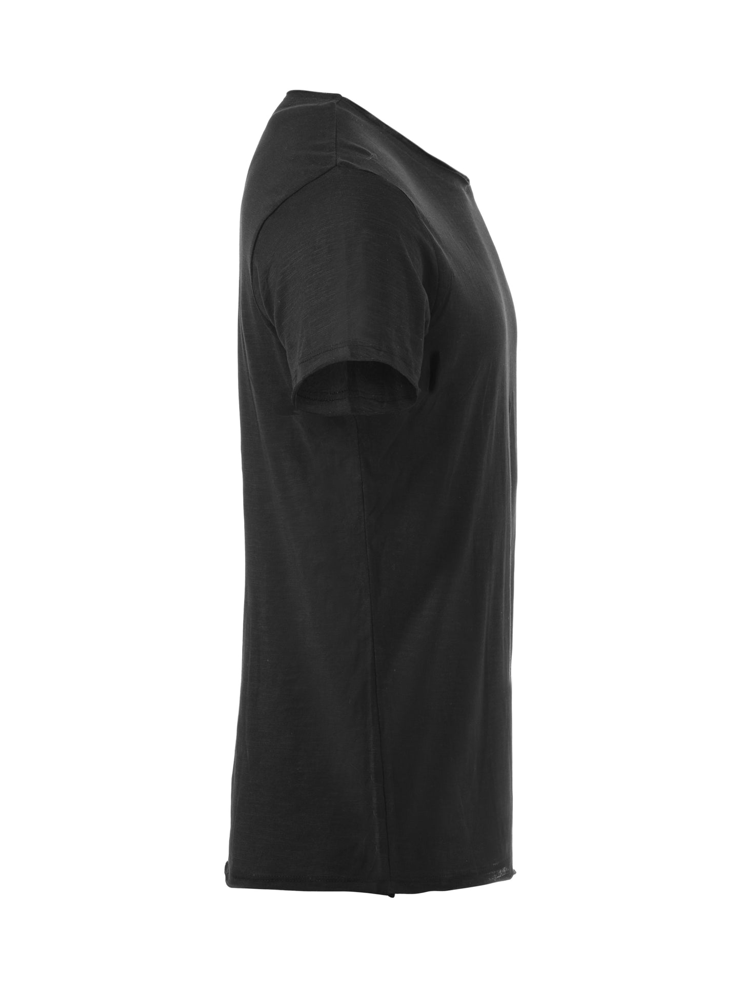 T-Shirt Uomo Derby-T in Cotone Fiammato – Collo e Maniche Taglio Vivo – PS 36977