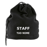 Fascia ScaldaCollo In Polar Trasformabile In Cappello Con Cordino Personalizzata Con Ricamo PS 40311