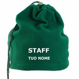 Fascia ScaldaCollo In Polar Trasformabile In Cappello Con Cordino Personalizzata Con Ricamo PS 40311