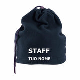 Fascia ScaldaCollo In Polar Trasformabile In Cappello Con Cordino Personalizzata Con Ricamo PS 40311