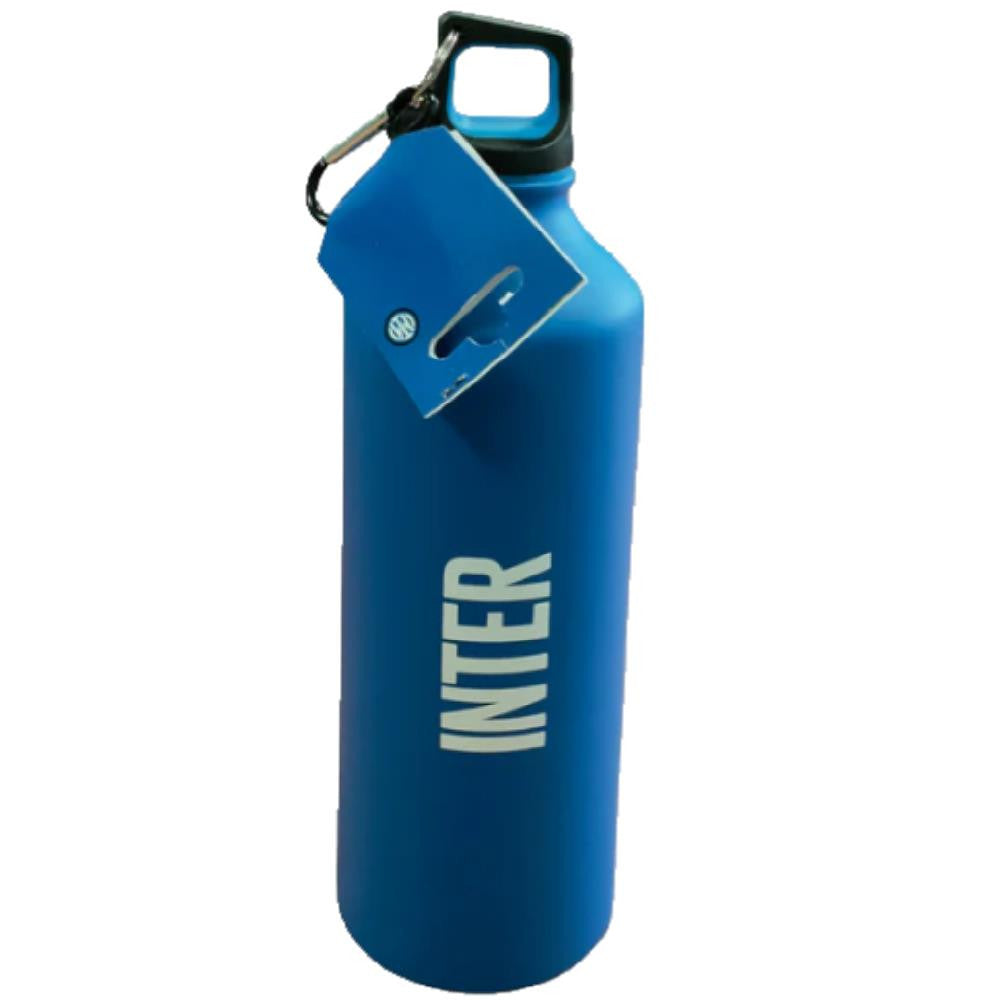 Borraccia Inter in Alluminio Opaca con Moschettone – 800 ml – PS 04527