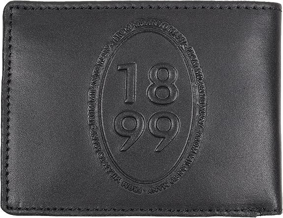 Portafoglio in Vera Pelle con Portamonete – Prodotto Ufficiale AC Milan Cod. PS 04678