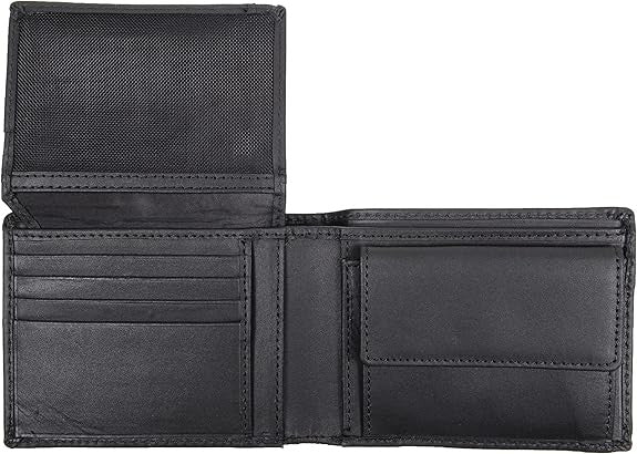 Portafoglio in Vera Pelle con Portamonete – Prodotto Ufficiale AC Milan Cod. PS 04678