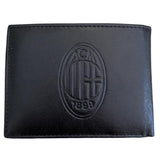 Portafoglio in Vera Pelle con Portamonete – Prodotto Ufficiale AC Milan Cod. PS 04692