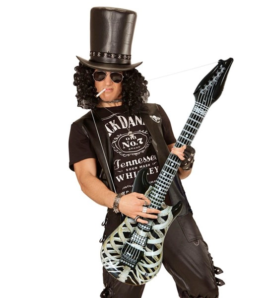 Chitarra Gonfiabile Scheletro – Accessori Carnevale / Halloween – PS 10278