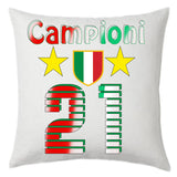 Cuscino Calcio Inter Campioni d’Italia 2026 – 21 Scudetti Seconda Stella – 38×38 cm – PS 10746-INT01