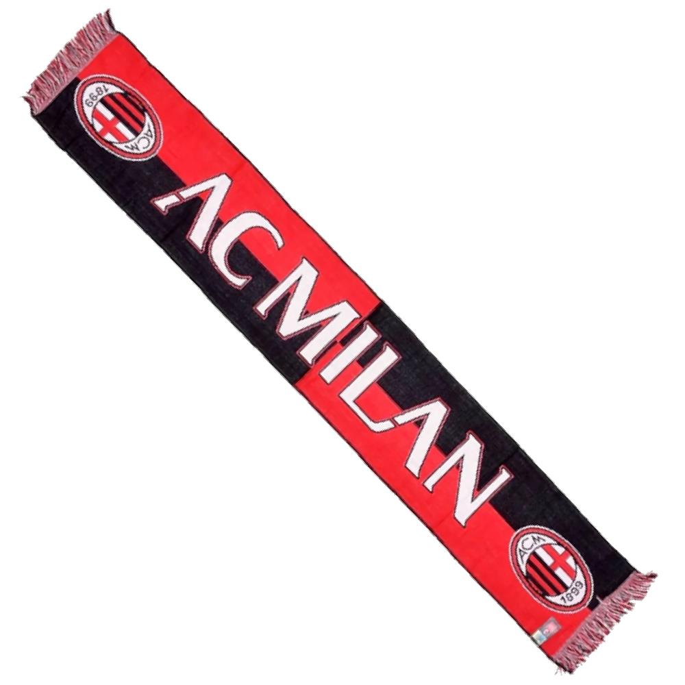 Sciarpa da Stadio Milan Calcio Jacquard – Prodotto Ufficiale AC Milan Cod. PS 05083