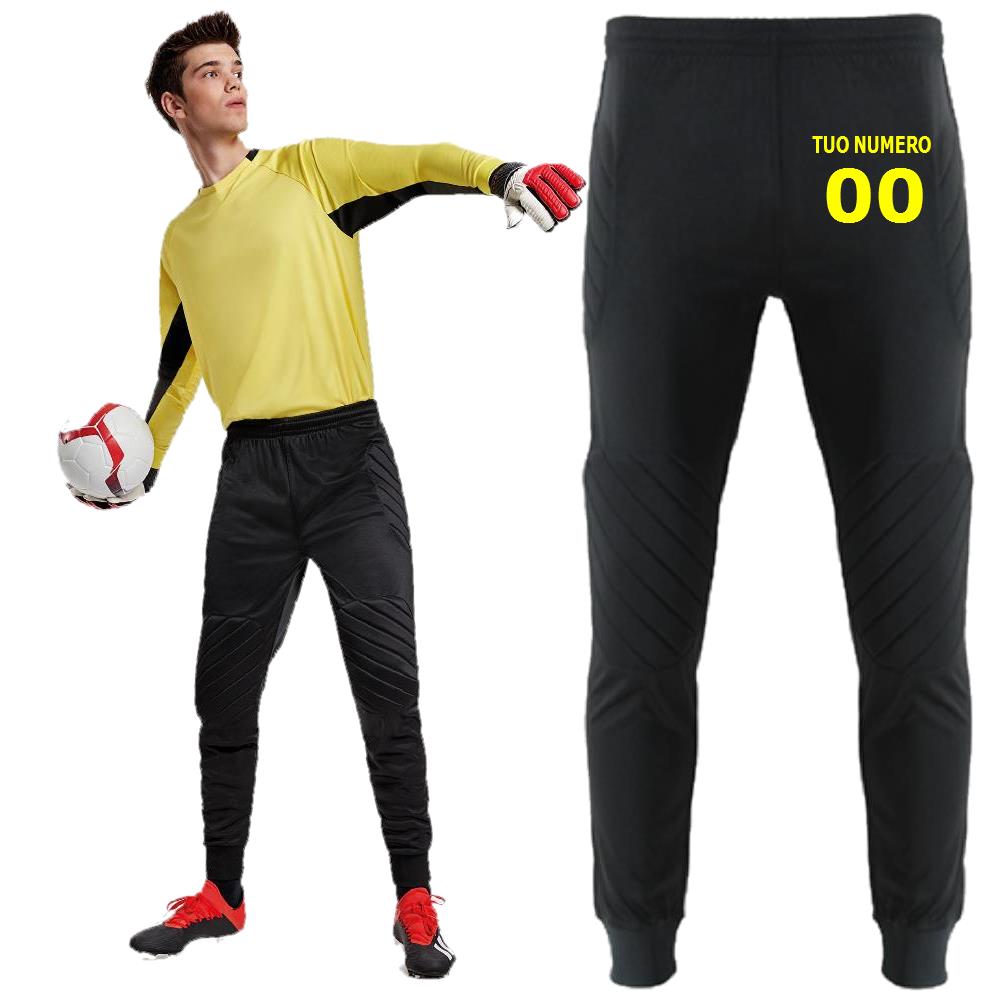 Pantalone da Portiere Lungo Imbottito Personalizzabile con Numero – PS 40395
