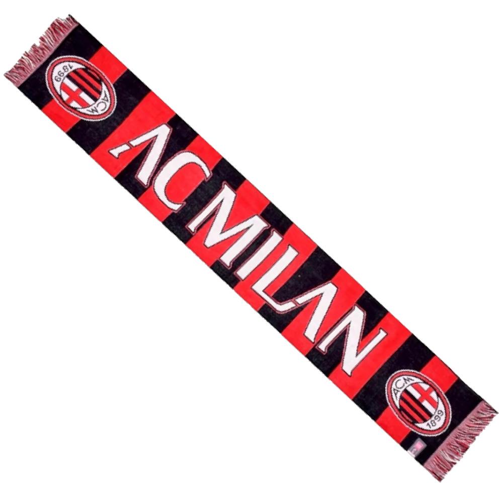 Sciarpa da Stadio Milan Calcio Jacquard – Prodotto Ufficiale AC Milan Cod. PS 06031