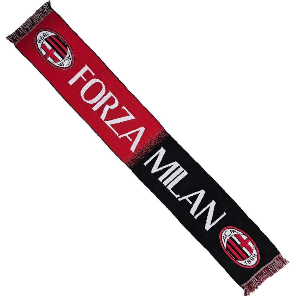 Sciarpa da Stadio Milan Calcio Jacquard – Prodotto Ufficiale AC Milan Cod. PS 06032