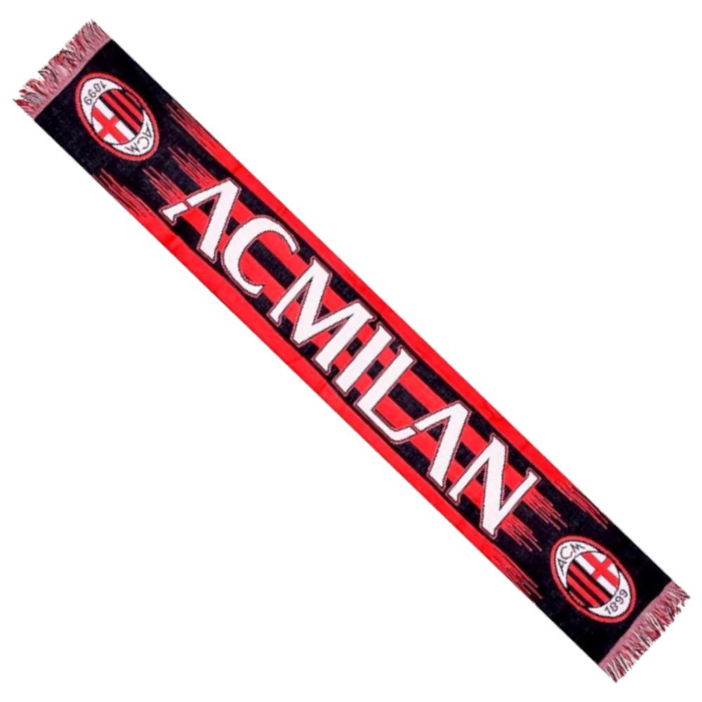 Sciarpa da Stadio Milan Calcio Jacquard – Prodotto Ufficiale AC Milan Cod. PS 06034