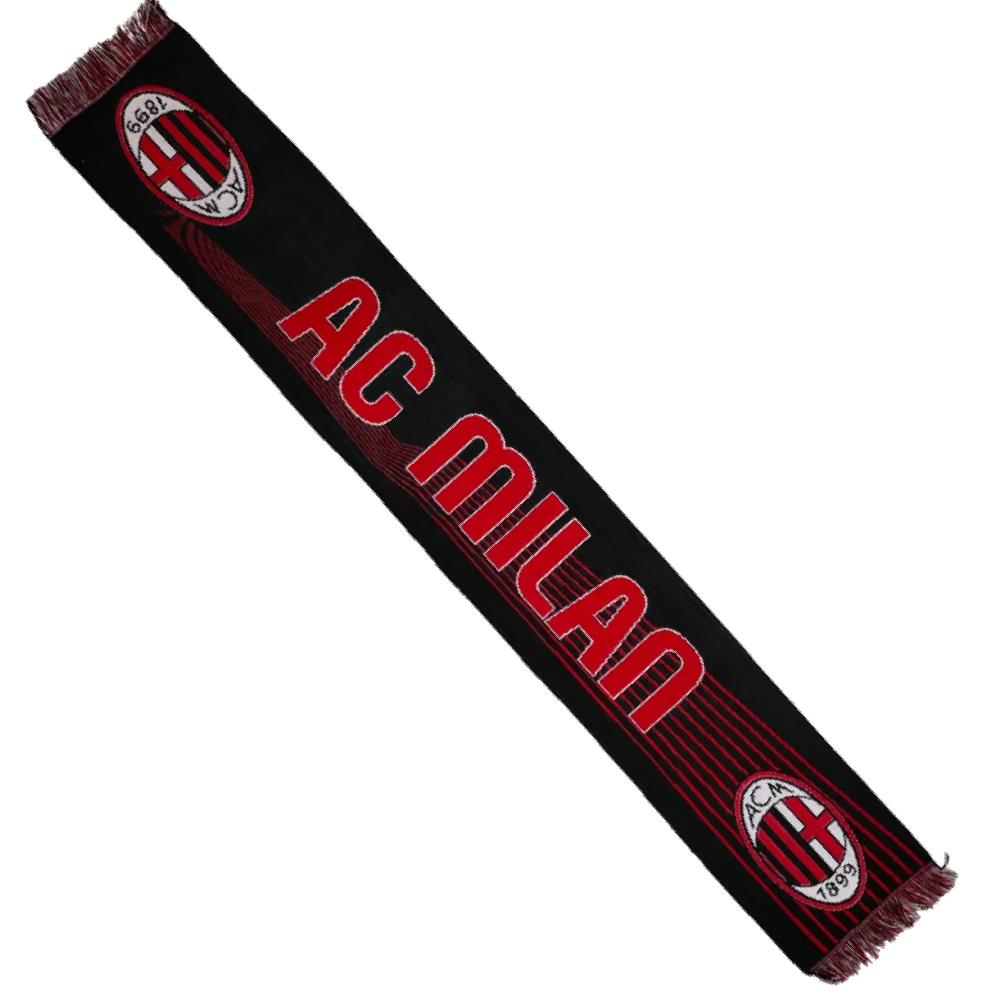Sciarpa da Stadio Milan Calcio Jacquard – Prodotto Ufficiale AC Milan Cod. PS 06036