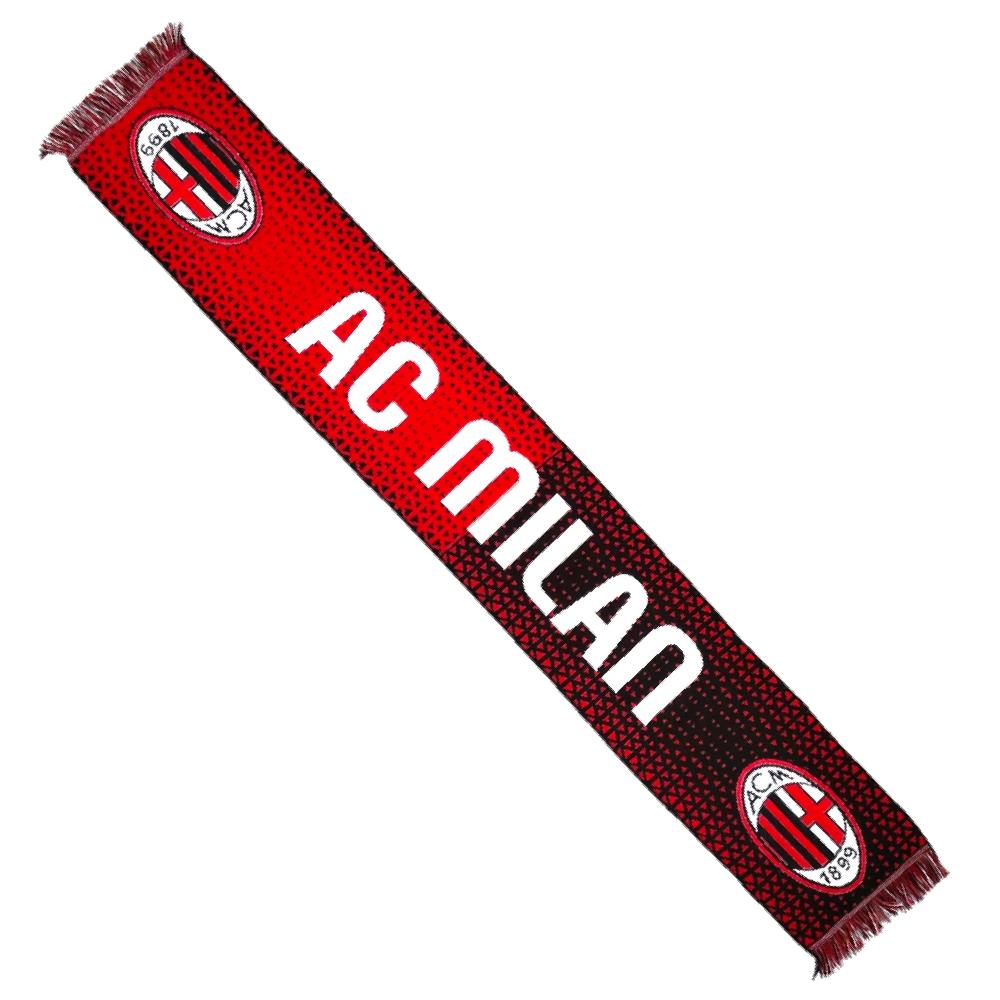 Sciarpa da Stadio Milan Calcio Jacquard – Prodotto Ufficiale AC Milan Cod. PS 06037