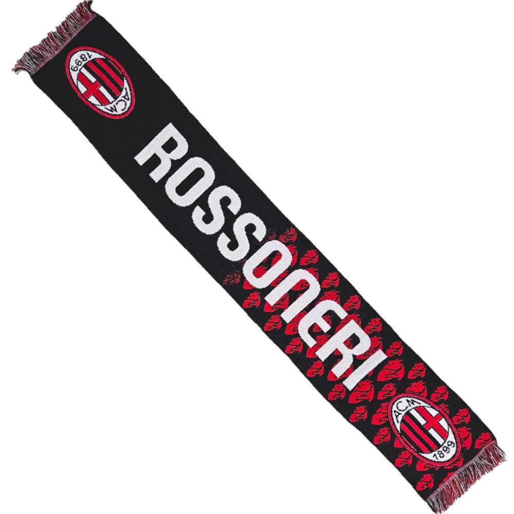 Sciarpa da Stadio Milan Calcio Jacquard – Prodotto Ufficiale AC Milan Cod. PS 06038