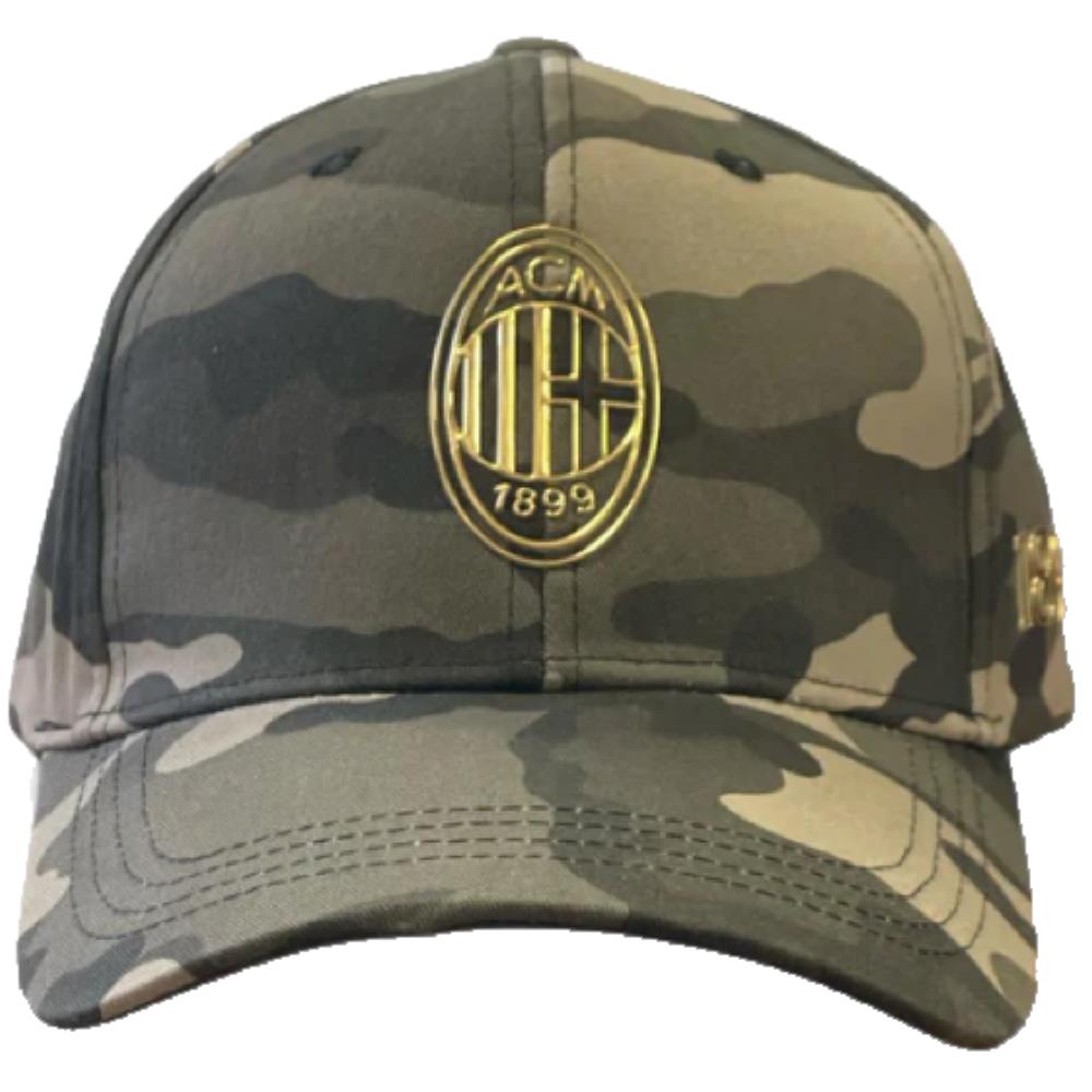 Cappellino Baseball Uomo AC Milan con Visiera – Mimetico – One Size Man – PS 06050