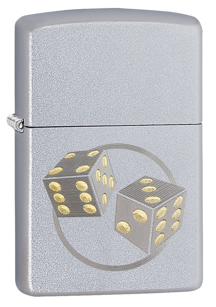 Accendino Zippo Two Tones con 2 Dadi – Made in USA – PS 06195