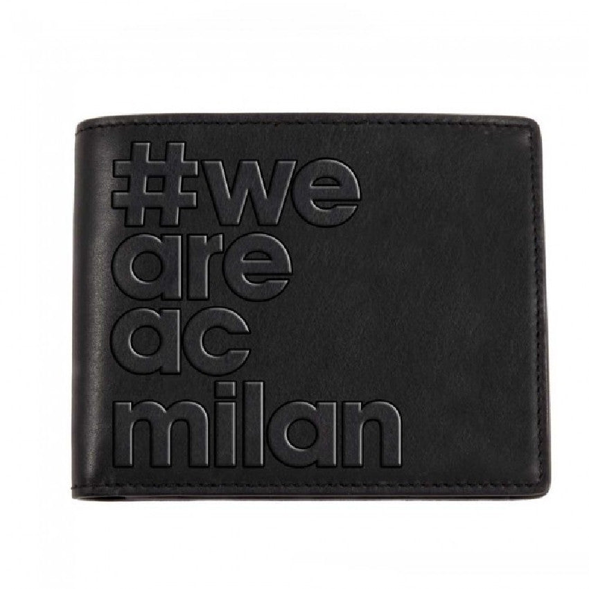 Portafoglio Uomo in Vera Pelle – Prodotto Ufficiale AC Milan Cod. PS 06376