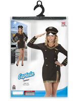 Costume di Carnevale Donna Divisa Capitano Pilota – PS 26149