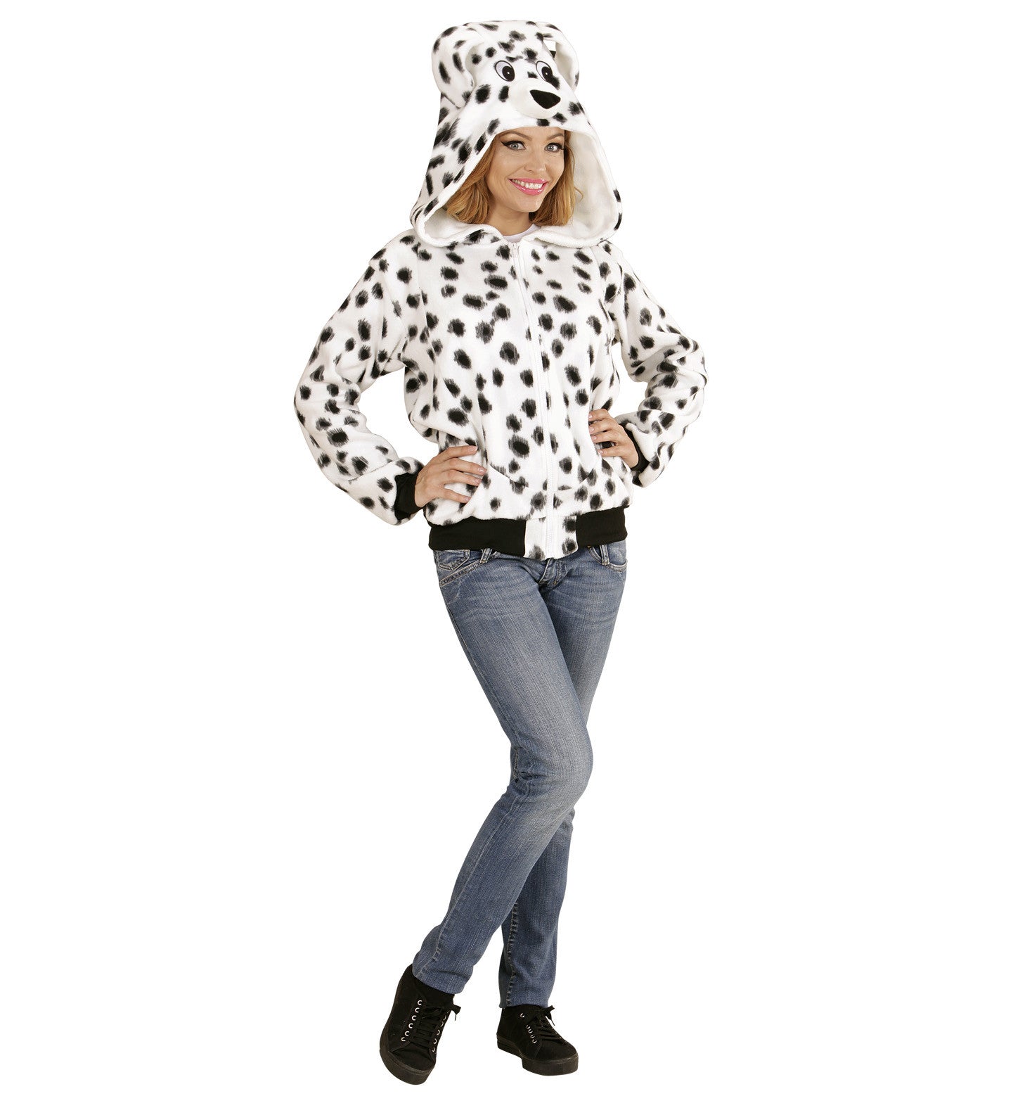 Felpa Dalmata Unisex – Travestimento Carnevale Da Animale – PS 22772