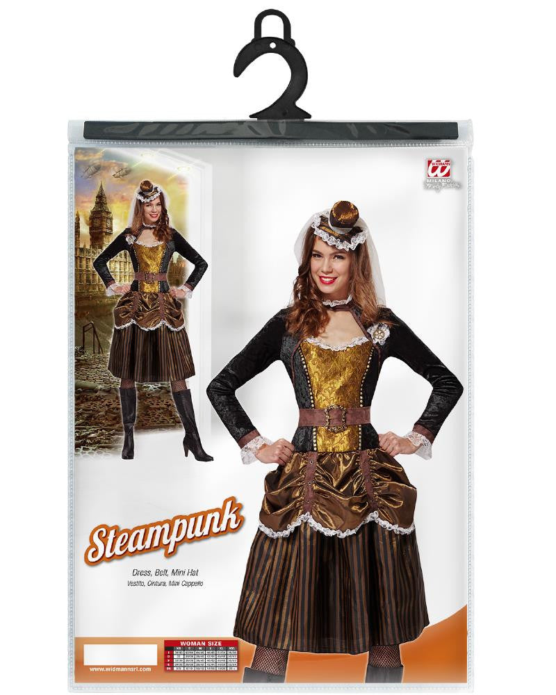 Costume di Carnevale Donna Steampunk Girl –  Travestimenti Futuristici PS 26246