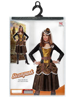 Costume di Carnevale Donna Steampunk Girl –  Travestimenti Futuristici PS 26246