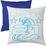 Cuscino Calcio Inter Campioni d’Italia 2026 – 21 Scudetti Seconda Stella – 38×38 cm – PS 10746-INT01