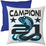 Cuscino Calcio Inter Campioni d’Italia 2026 – 21 Scudetti Seconda Stella – 38×38 cm – PS 10746-INT01