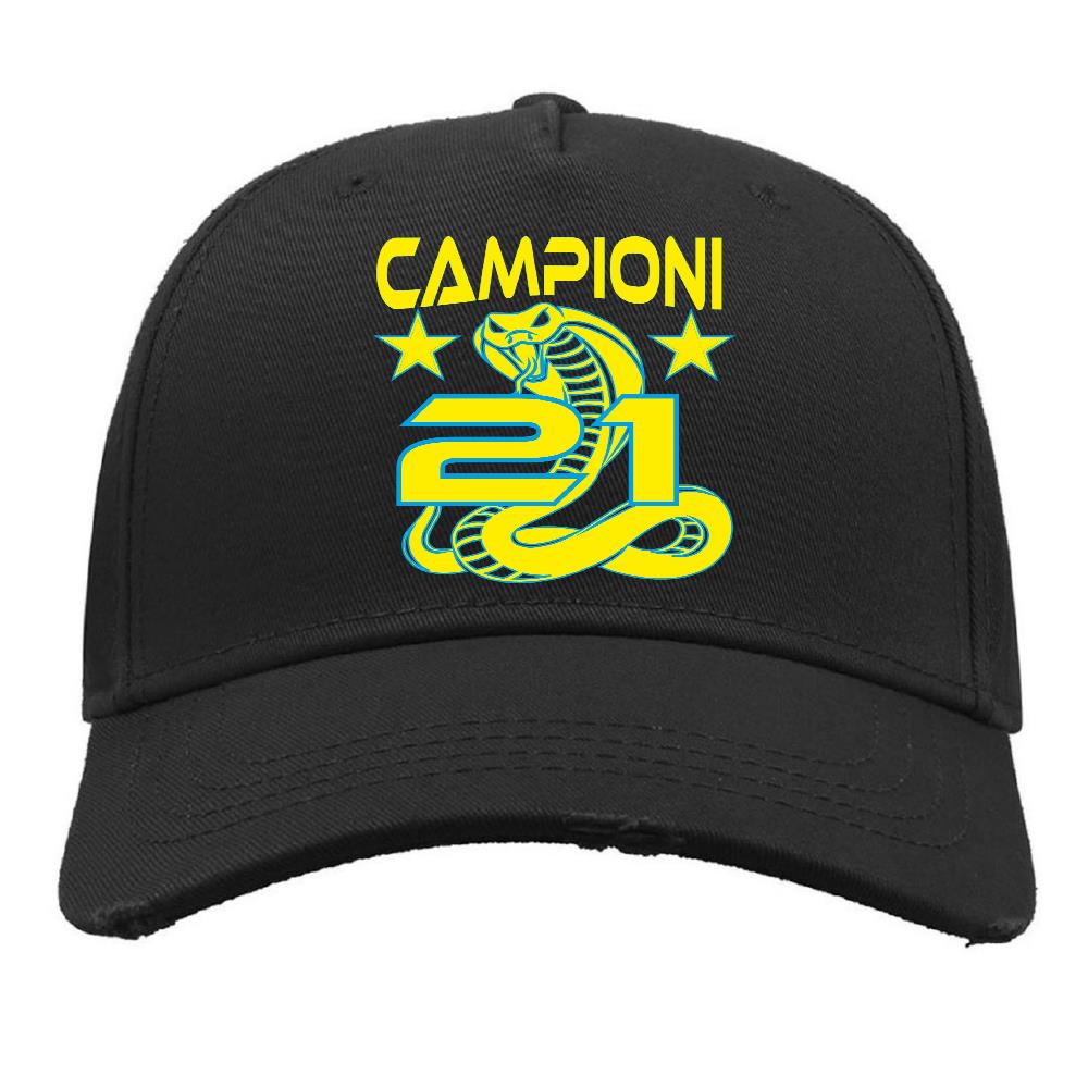 Cappellino Baseball Inter Campioni d’Italia 2025/2026 – 21 Scudetti “Destroyed” – PS 41364-INT01