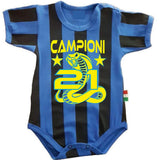 Body Neonato Inter Campioni d’Italia 25/26 – 21 Scudetti – Personalizzato – PS 32768-SCINT-01