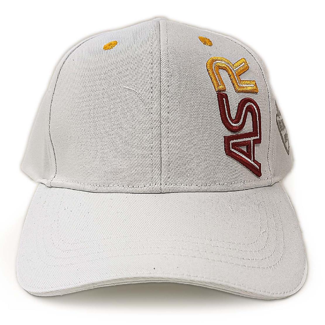 Cappellino AS Roma Baseball con Visiera – Bianco – Taglia Unica – PS 08722