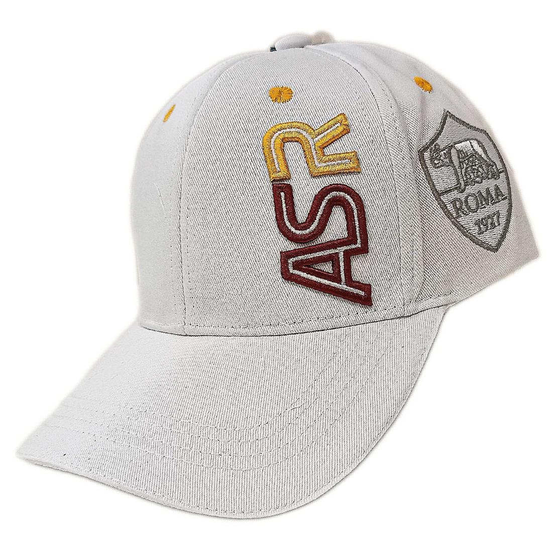 Cappellino AS Roma Baseball con Visiera – Bianco – Taglia Unica – PS 08722