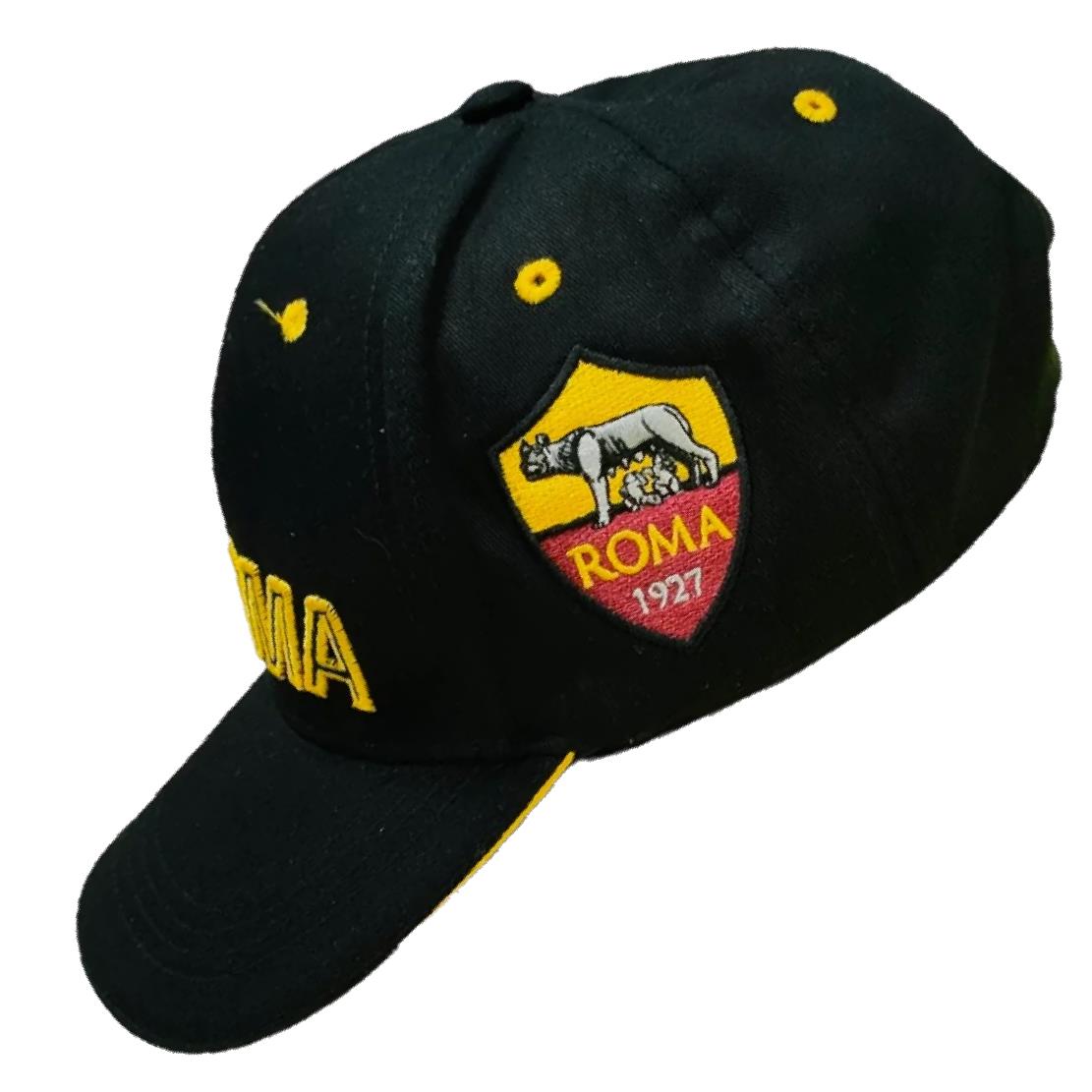 Cappellino AS Roma Baseball con Visiera – Nero – Taglia Unica – PS 08723