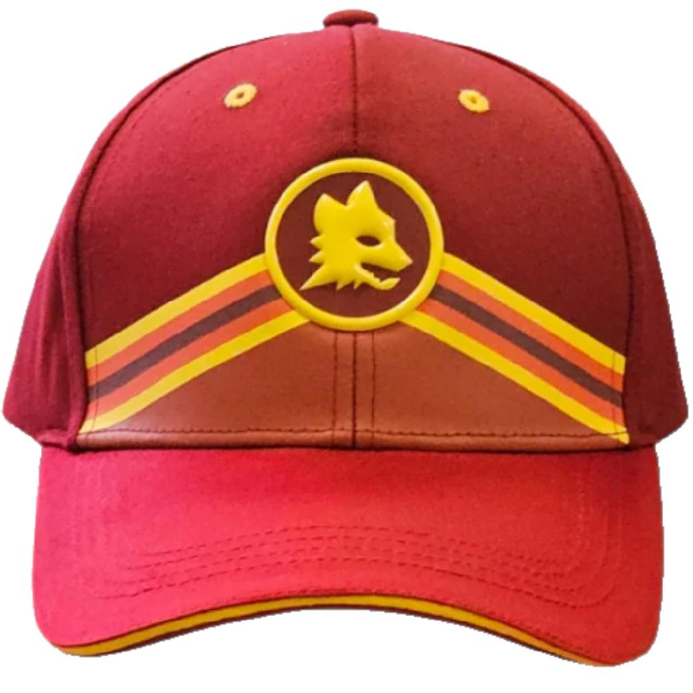 Cappellino AS Roma Baseball con Visiera – Rosso – Taglia Unica – PS 08726