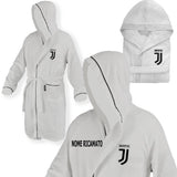 Accappatoio Juventus JJ Nero o Bianco Personalizzabile – Ufficiale Juventus FC – PS 07600