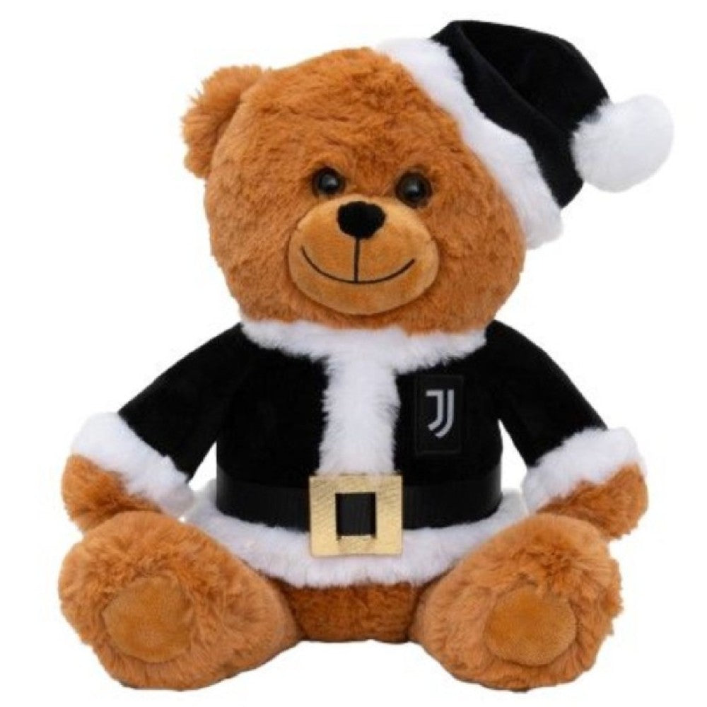 Orsetto in Peluche Natalizio Juventus FC Ufficiale – Mascotte Morbida 28 cm – Idea Regalo Natale PS 09700