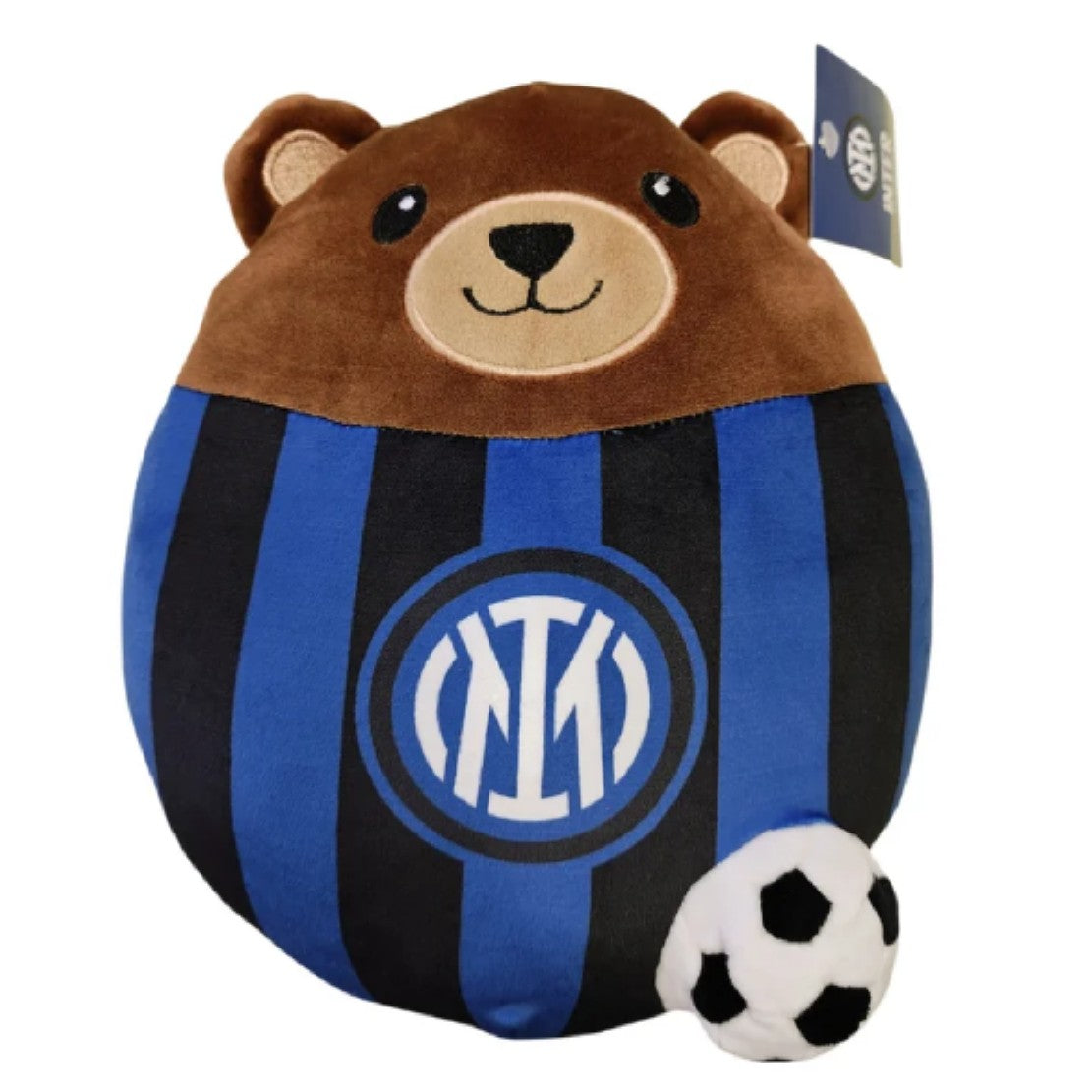 Peluche Orsetto Squishy Inter 15 o 23 cm – Mascotte Teddy Bear FC Internazionale – PS 09705